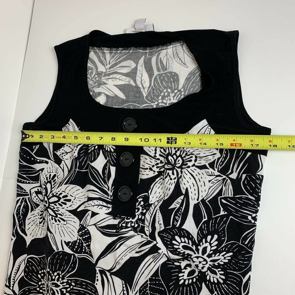 Dressbarn Sleeveless Floral Blouse Rayon - Picture 3 of 6